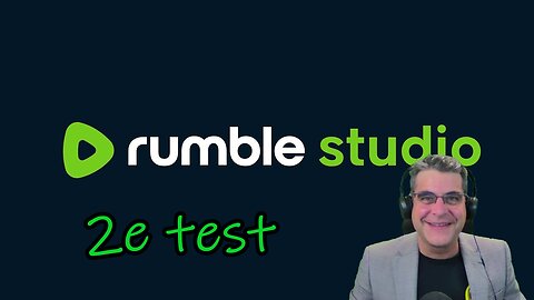Rumble Studio 2e test