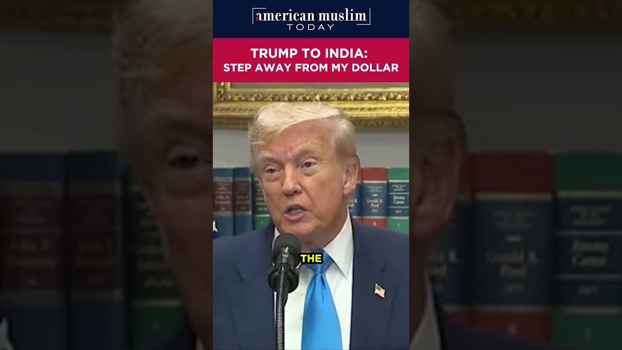 Trump to India - Step away from my dollar.