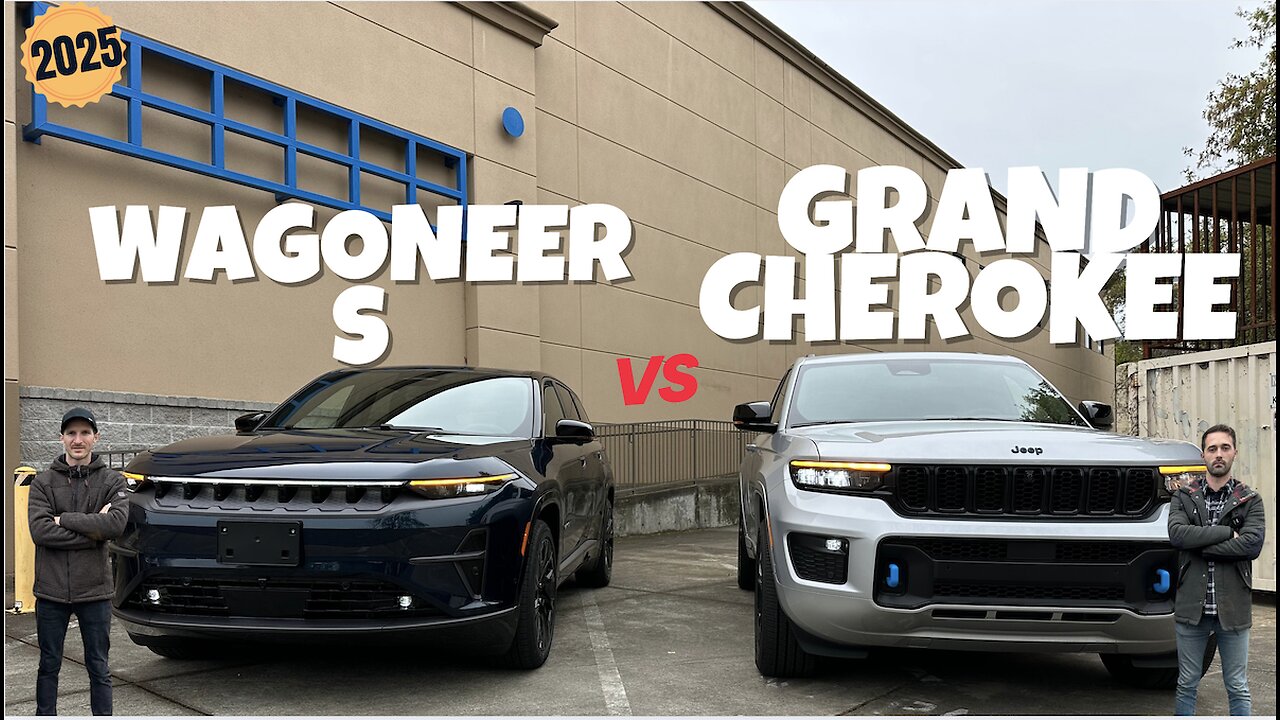 Grand Cherokee Hybrid vs Wagoneer S Full electric.