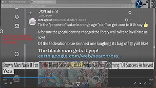 Brown Man Nails It For Turtle Island Takeover, m33 Predictive Programming 101 Success Achieved Yes!