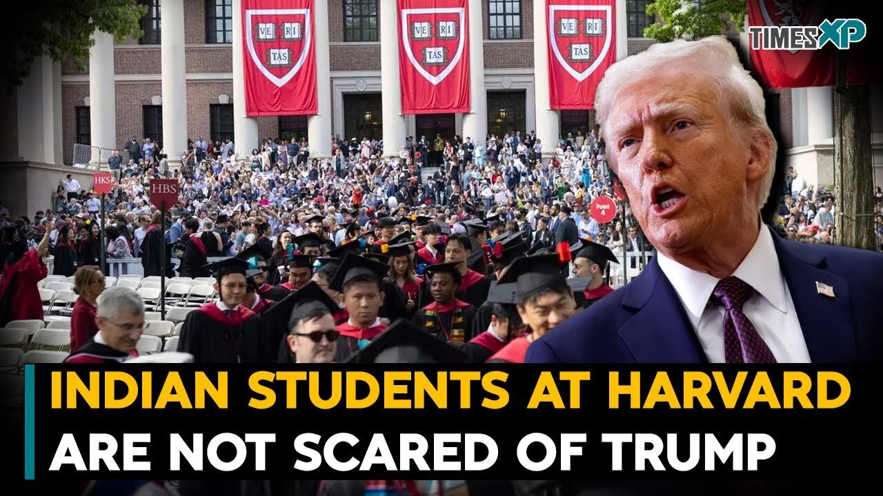 Indian Students at Harvard are not scared of US president Donald Trump