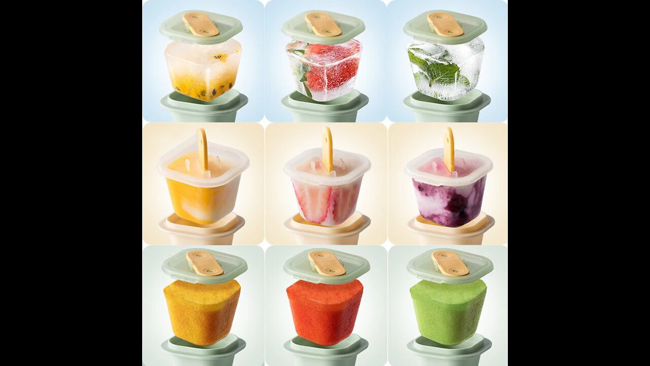 Silicone Household Refrigerator Ice Cube Molds