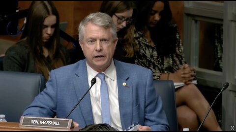 Sen. Roger Marshall at the Senate HELP Hearing