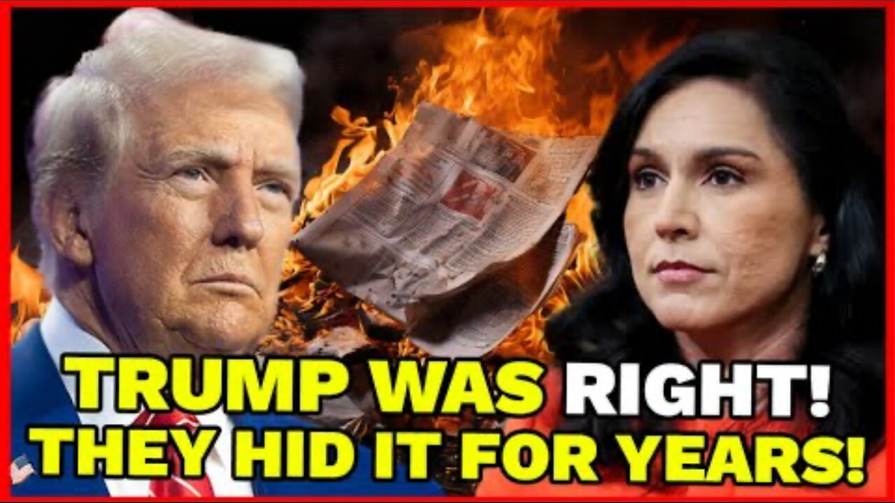 Tulsi Gabbard DROPS bombshell as Trump PROMISES to NAME NAMES!!