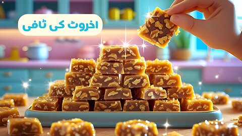 اخروٹ کی ٹافی | KidsKitchen | #kidsfuntimezone #fayzanjavaid #fayzan #Talihafayzan