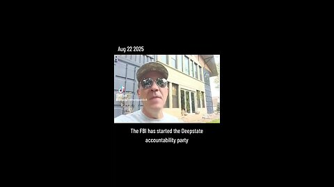 The FBI Has Begun The Deepstate Accountability Party 🥳