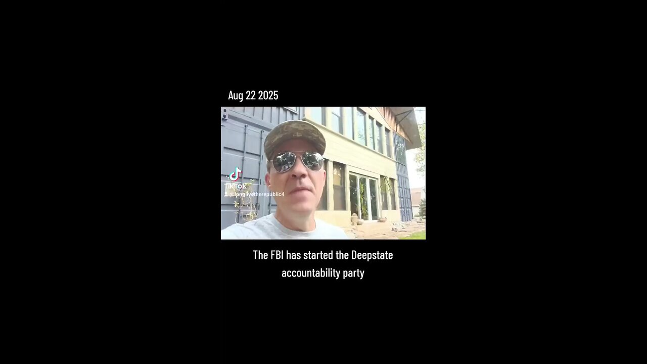 The FBI Has Begun The Deepstate Accountability Party 🥳