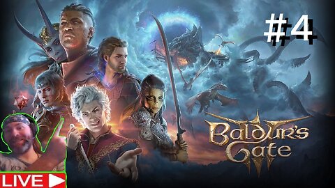 Baldur's Gate 3 playthrough Live part #4 (Livestream)