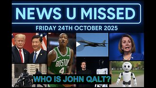 NEWS U MISSED WITH PAUL BROOKER FRIDAY 24TH OCTOBER 2025. WHO IS JOHN QALT?