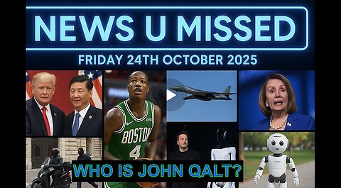 NEWS U MISSED WITH PAUL BROOKER FRIDAY 24TH OCTOBER 2025. WHO IS JOHN QALT?