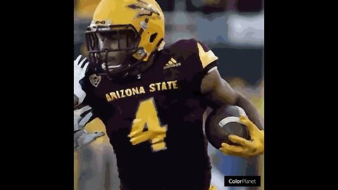 Demario Richard Arizona State Sun Devil Football art video
