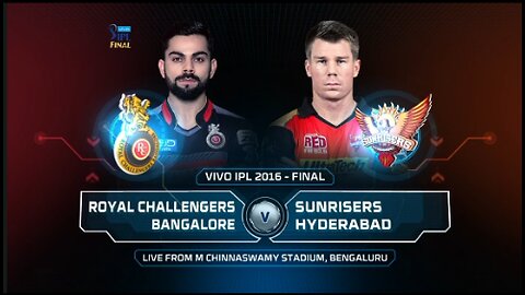 Ipl final 2016 RCB vs SRH