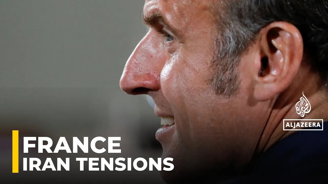 Macron warns against military action in Iran