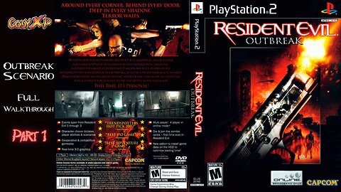 Resident Evil Outbreak (PS2) | Outbreak Scenario | Full Playthrough | 1080p HD 4:3