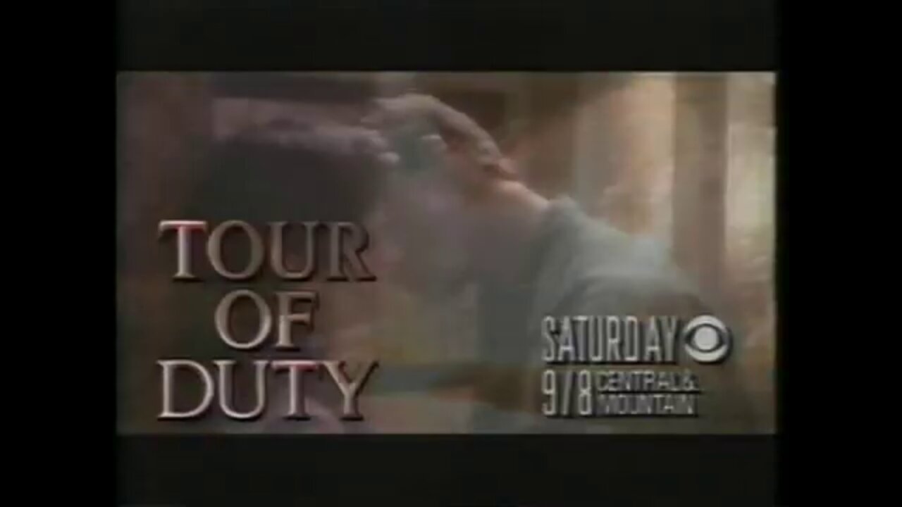June 17, 1989 - Promos for 'Tour of Duty' & '60 Minutes' During 'CBS Friday Movie'