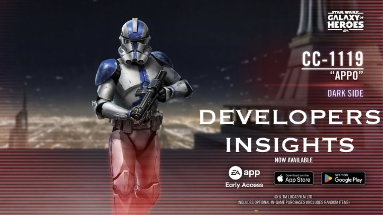 *NEW* Character Inbound: CC-1119 "Appo" | New Dark Side Clone! | Developers Insights