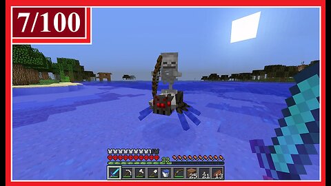 Hardcore Minecraft 1.8: Day 7/100 - Enchanting