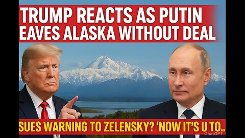 Trump Reacts as Putin Leaves Alaska Without Deal | Warning to Zelensky Explained