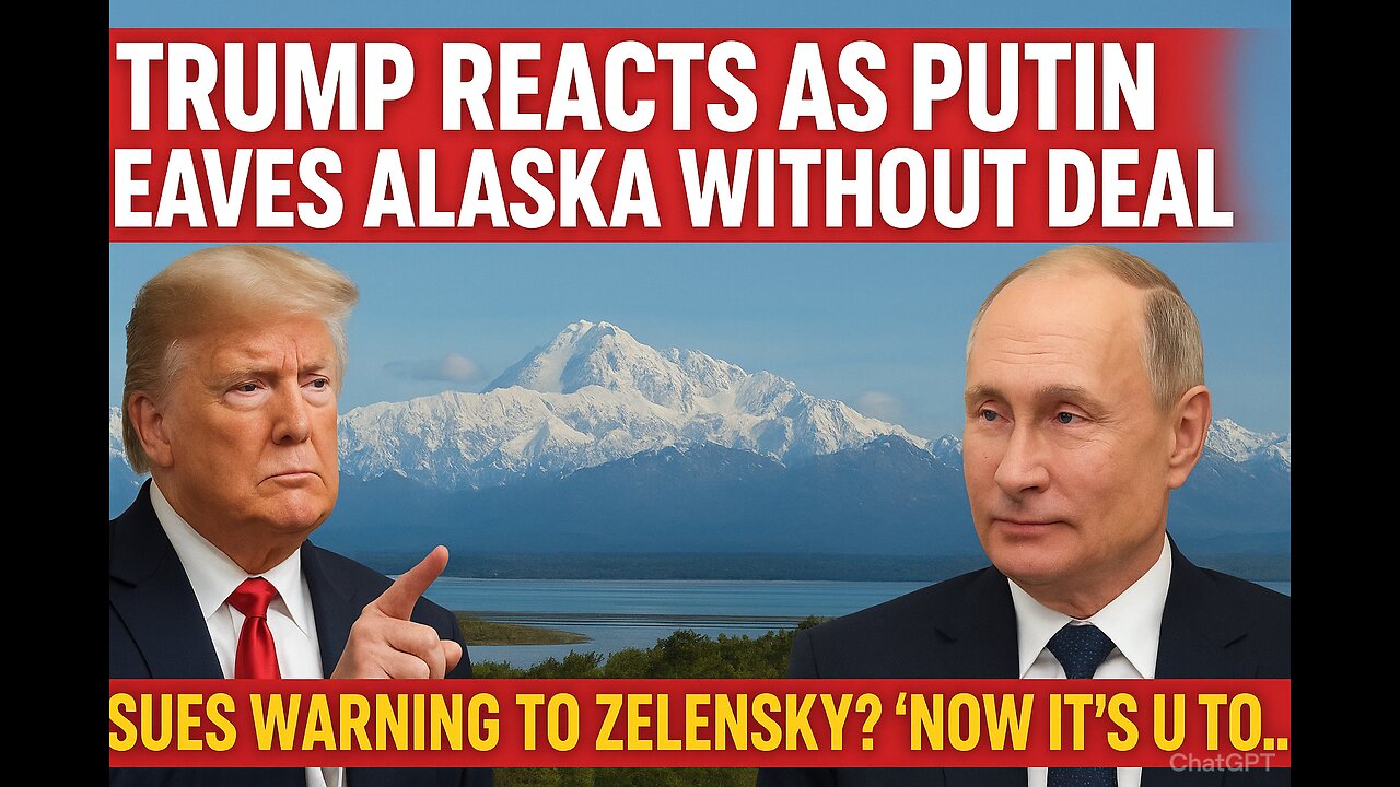 Trump Reacts as Putin Leaves Alaska Without Deal | Warning to Zelensky Explained