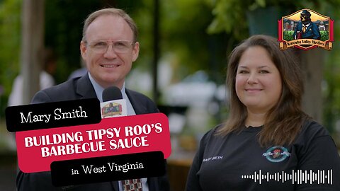 Mary Smith building Tipsy Roo’s Barbecue Sauce in West Virginia