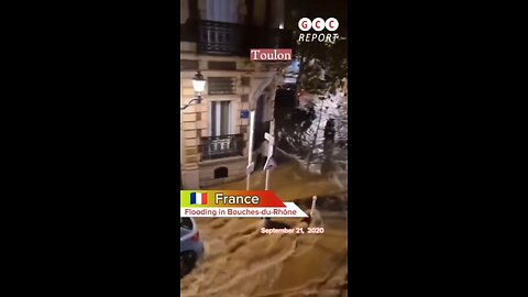 #France #flooding #rain #Marseille #Cassis #Toulon #climat #anomaly #climatecrisis #weather