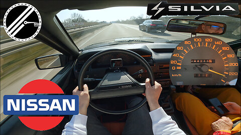 Nissan Silvia S12 Coupe | 145 PS | Top Speed Drive German Autobahn No Speed Limit POV