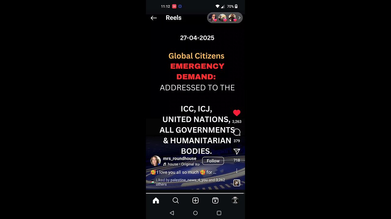 An International Call For Action !