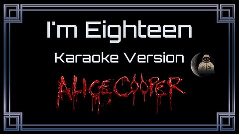 Alice Cooper - I'm Eighteen (CC)