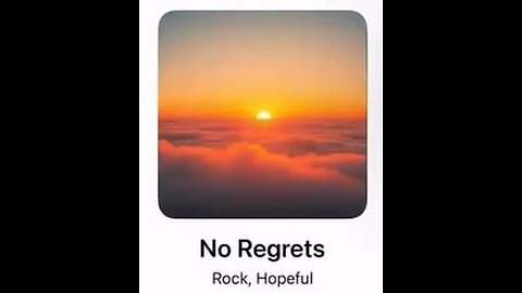 "No Regrets" - Lyric Factory (2025) - SONG VIDEO