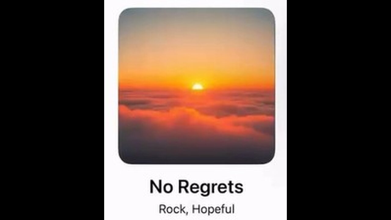 "No Regrets" - Lyric Factory (2025) - SONG VIDEO