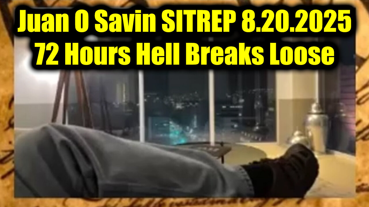 SITREP. 8-20-25-AT-2PM-CST-10T-EST #TRUTH