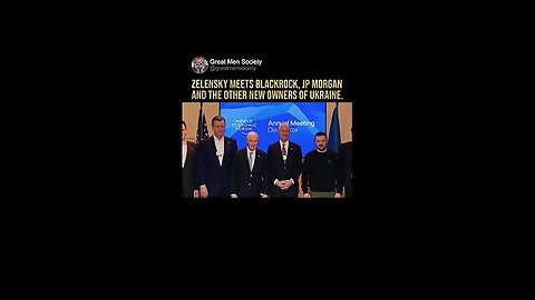 WEF and BlackRock are involved in Ukraine.