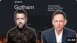 Palantir’s “Gotham” A.I. SURVEILLANCE SYSTEM And Peter Thiel’s 4-Part Series ON THE ANTICHRIST!!!