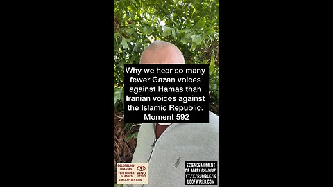 Why we hear so many fewer Gazan voices against Hamas than Iranian voices against the mullahs. 592