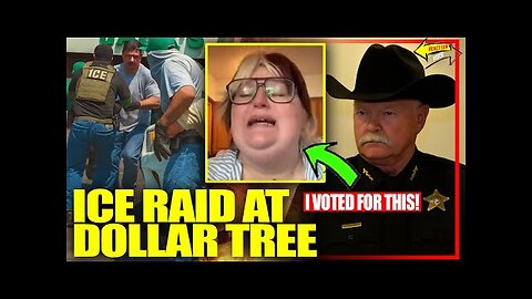 ICE RAIDS Dollar Tree and Human Trafficking Ring – Migrants ARRESTED on Camera