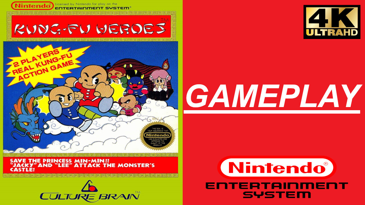 Kung-Fu Heroes - Nintendo - Gameplay