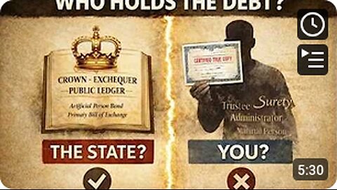 Who Holds The B.C. Debt - You or The State? By ChristianRemedyInLaw