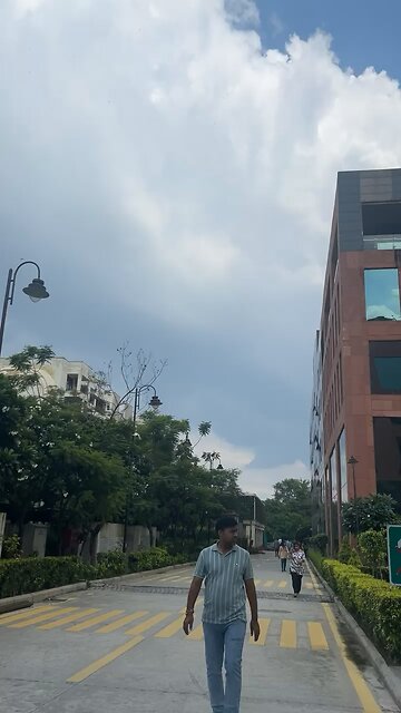 Office Outside View 🌿🏢 | Peaceful & Relaxing Vibes #shorts #music #officeview