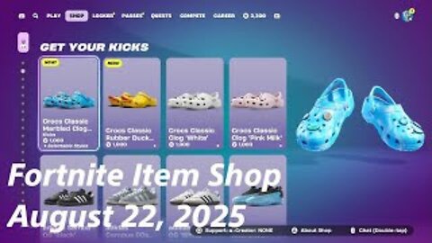 Fortnite Item Shop|August 22, 2025(*New* Kicks)