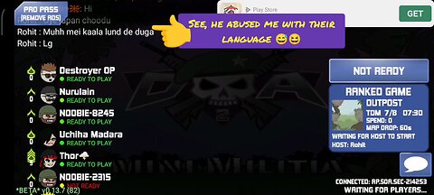 Mini militia ranked game