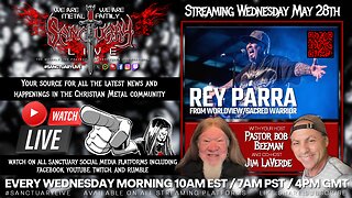 Worldview/Sacred Warrior Vocalist REY PARRA on #SanctuaryLive 5/28