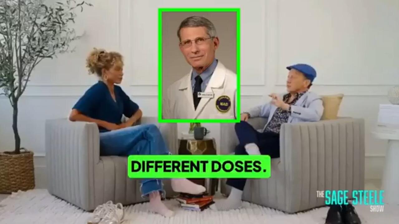 Rob Schneider DARES Fauci & Walensky to take all 72 childhood vaccine doses on stage ~ Sage Steele Show 5.16.25