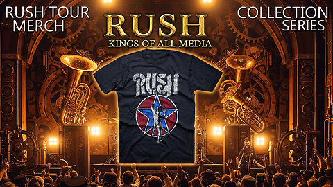 RUSH TOUR MERCH - Living on a Lighted Stage Approaches the Unreal - THE RUSH COLLECTION SERIES