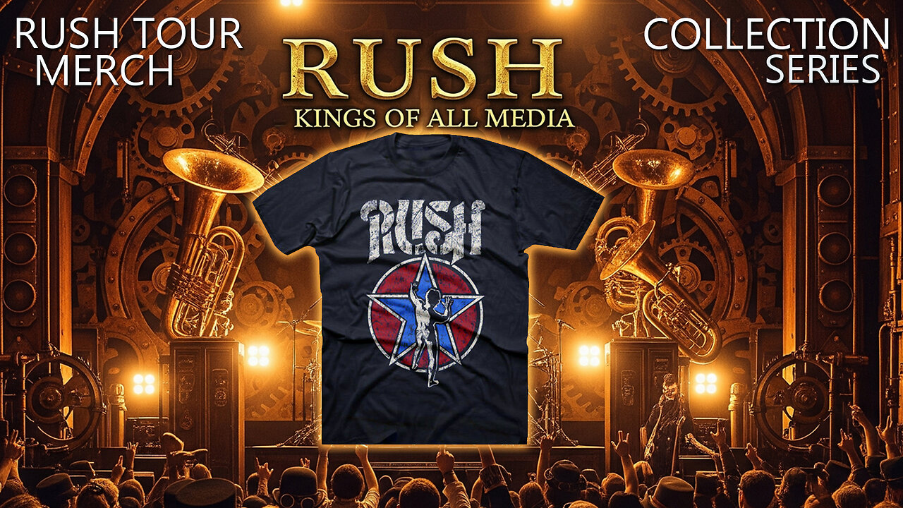 RUSH TOUR MERCH - Living on a Lighted Stage Approaches the Unreal - THE RUSH COLLECTION SERIES