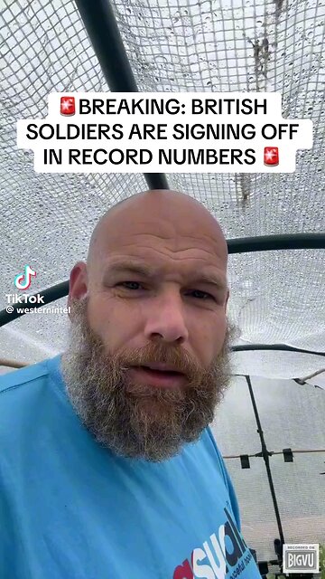 British Soldiers Are Signing Off In Record Numbers-Refusing To Fight For Starmer