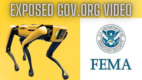 DRONE DOGS FEMA SECRET TRAINING VIDEO WHAT THE ; ; ;