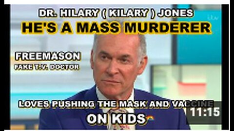 "Dr. Hilary Jones: A Freemason Mass Murderer or Just Another Fake TV Doctor?"