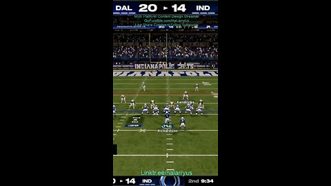 Goodson IND 21 vs DAL 20 #AllMadden #Madden25 #NFLmadden #madden