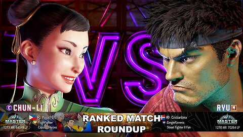 Kuya Kalbo SF6 Ranked Match Roundup. Chun Li Master Rank [Hori Fight Stick]