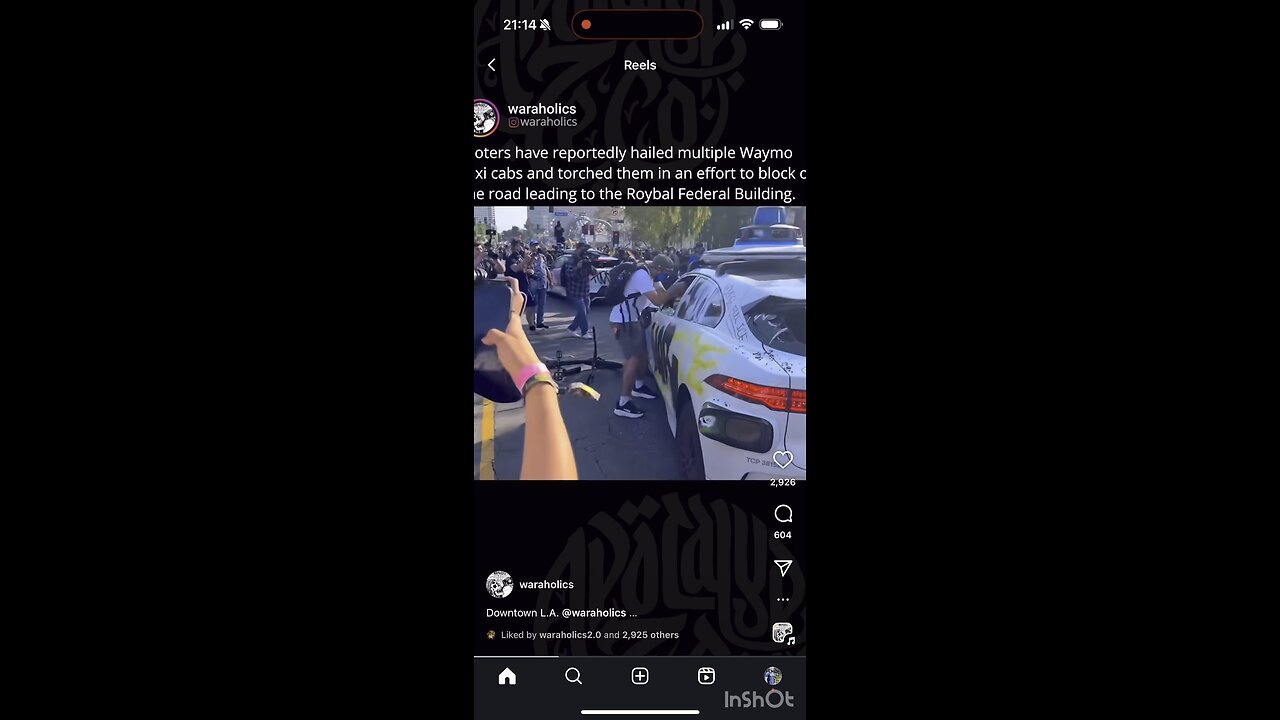 La riots irony